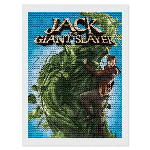 Jack el Cazagigantes Kits de Pintura de Diamantes para Adultos