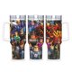 thumbnail image 1 of ROBLOX Vaso aislado de acero inoxidable con asa, diseño temático, regalo para familia, amigos y fans; incluye pajita y encaja en el portavasos estándar, 40 oz, 1 of 6
