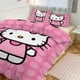 thumbnail image 1 of The Anime Hello Kitty Quilt Duvet Cover Set Comforter Cover 3 Pieces Bedding Printed Quilt Cover Set with Pillow Cases Easy Care And Soft Hand Feel Bed Sheets, 1 of 5