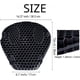 thumbnail image 2 of Cojín de asiento de gel plegable con estructura de panal 3D para motocicleta, gran absorción de impactos y transpirable para viajes largos., 2 of 6