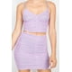 thumbnail image 4 of Conjunto de Top de Tirantes Fruncido y Minifalda, 4 of 5