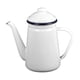thumbnail image 4 of Tetera Esmaltada Para Té, Calentador De Agua Y Leche, Tetera Para El Hogar, Cocina, Exterior, Color Blanco, 4 of 5