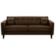 thumbnail image 1 of Sofa New Retro 3CG Felpa 00 Chocolate, 1 of 6