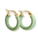thumbnail image 1 of Argollas Hoop Medianas Chapados En Oro 18k Verde Menta, 1 of 3