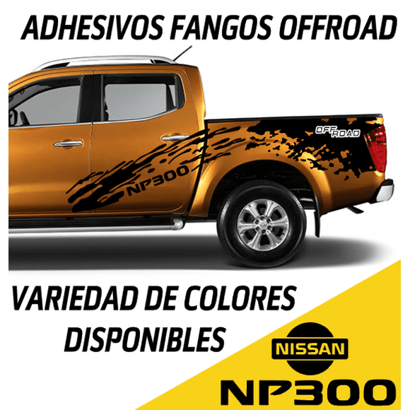 Sticker Vinil Adhesivo Fangos para Camioneta NP300
