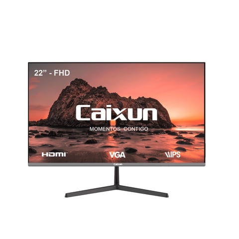 Monitor Oficina Caixun 22"" Fhd Ips 75 Hz Vga Hdmi Negro C22X3F