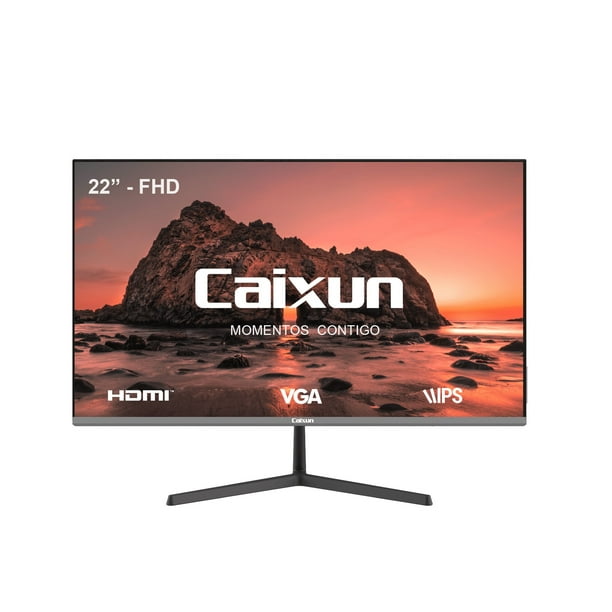 Monitor Oficina Caixun 22" FHD IPS 75 Hz VGA HDMI Negro C22X3F