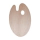 thumbnail image 1 of Paleta De Pintura De Madera Suministros Para Manualidades Bandeja Para Mezclar Colores De Pintura Artista Principiante, 1 of 5
