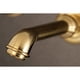 thumbnail image 4 of Grifo Kingston Brass KS7127AL de montaje en pared de 8 pulgadas, latón cepillado, 4 of 5
