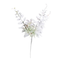 Magideal - Pino Artificial, Planta Falsa, Accesorios Para Nieve, Hojas De Imitación, Madera De Pino Artificial Para Boda, Coronas De Navidad Diy, Navidad, Año Nu 21Cm