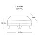 thumbnail image 4 of Cama Europea Zen Pro Tela Verde 2 Plazas, 4 of 4