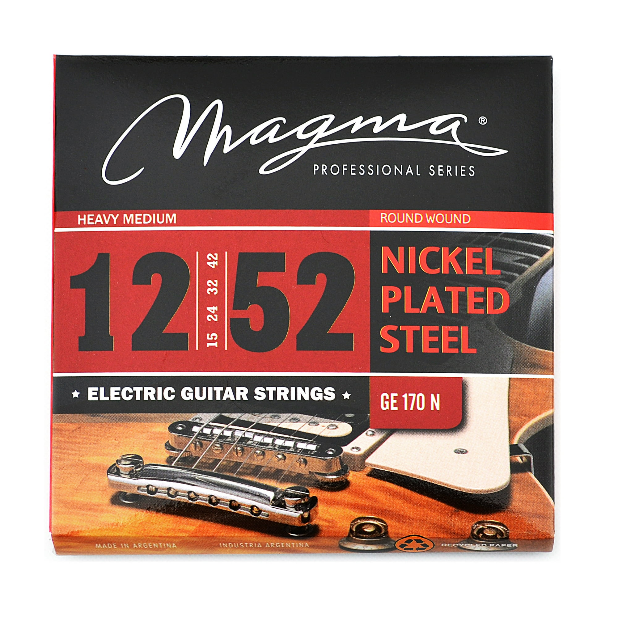 Set Cuerdas Guitarra Eléctrica Ge170n Magma