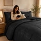 thumbnail image 3 of CUBRECAMA MARTINÉ MICROFIBRA EMBOSSED SONYA CON SHERPA 2 PLAZAS NEGRO – 230 X 250 CM, 3 of 3