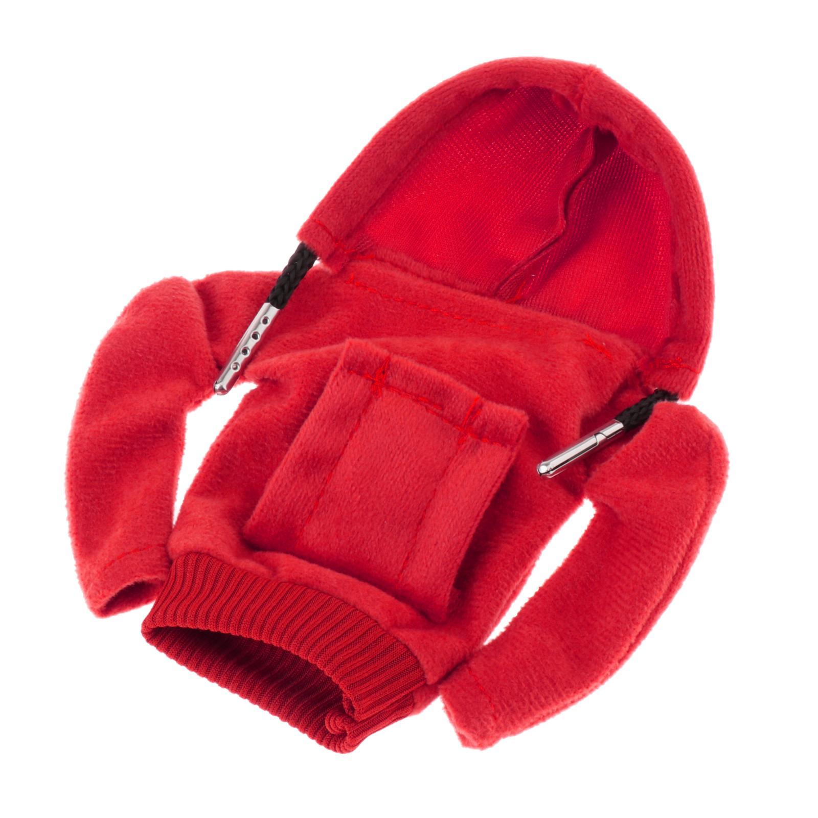Magideal - Cubierta De Perilla De Cambio De Coche, Decoración De Palanca De Cambios, Sudadera Con Capucha Divertida, Decoración Interior, Perilla De Palanca De C Rojo