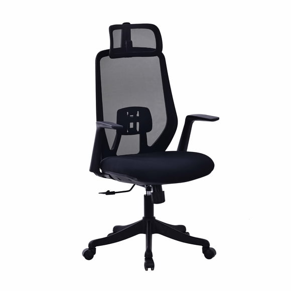 Silla De Escritorio Ergonómica Con Cabezal Reclinable Dc-416BK
