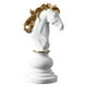 thumbnail image 1 of Escultura De Ajedrez Internacional Adorno Estatuilla Accesorios Para Fotos Caballero Blanco, 1 of 5