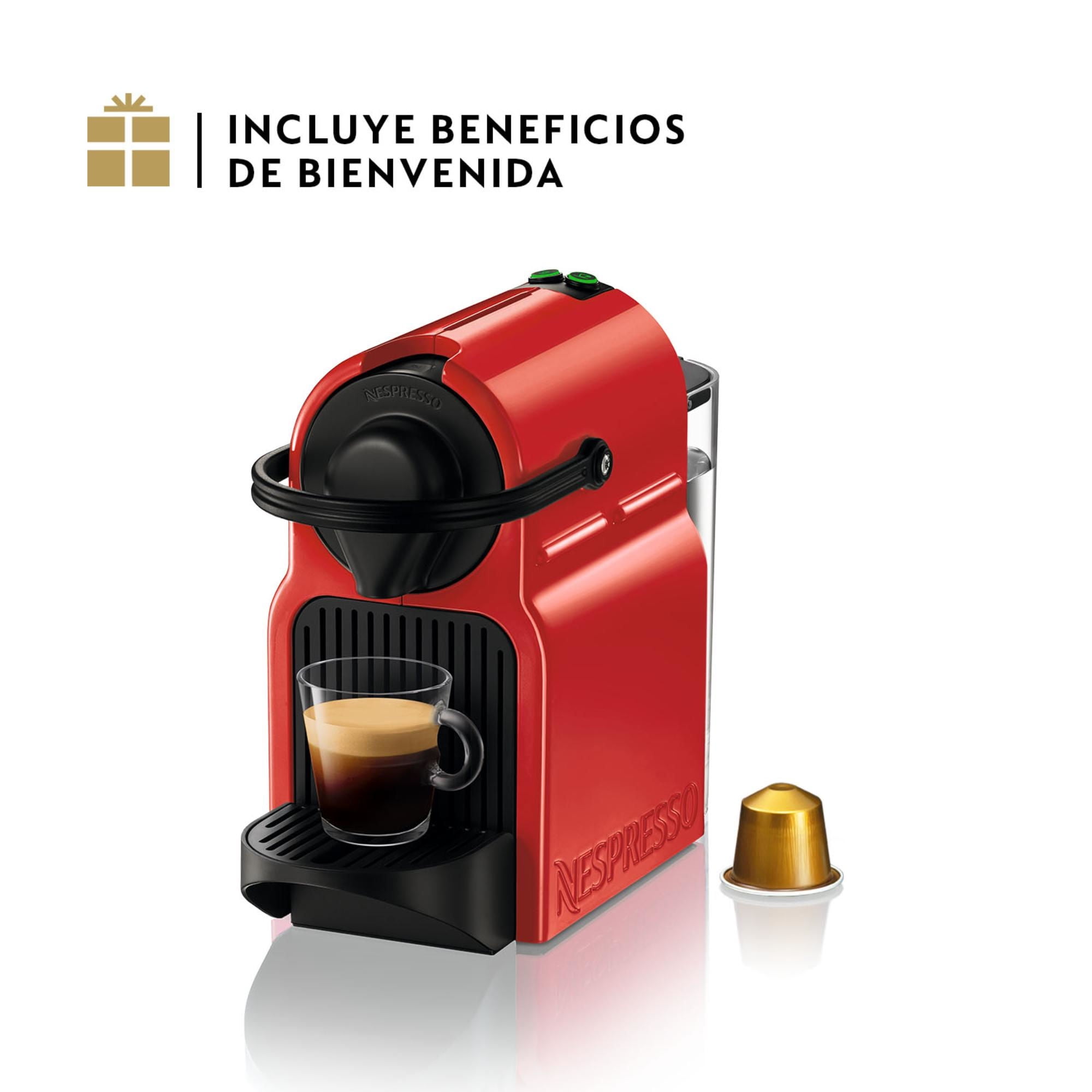 Nespresso - Cafetera Eléctrica Inissia Rojo