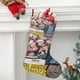 thumbnail image 2 of Los Poderosos Patos Tema: Calcetines de Navidad, fino lino blanco para colgar en escaleras y chimenea, decoración navideña para el hogar, regalo de Navidad. 45cm × 32cm, 2 of 5
