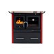 thumbnail image 1 of Cocina a Leña combustión lenta KM90 Rojo, 1 of 3