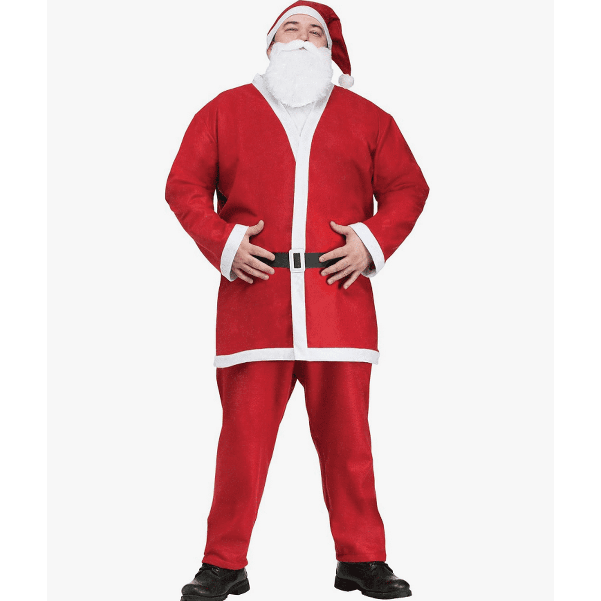 Genérica - Traje Viejito Pascuero Premiun Disfraz Santa Papa Rojo Adecuado Para Una Altura De 165-188 Cm.