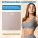 thumbnail image 2 of Báscula HOMEBUDS 182 kg con sincronización de app – Rosa dorado, 2 of 9
