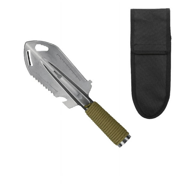 1pc Stainless Steel Multi-Functional Worker Shovel, Outdoor Camping Convenient Survival Equipment, Hand Shovel, Garden Shovel, Hand Tools