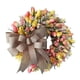 thumbnail image 1 of Corona de puerta delantera, hermosa corona de puerta de primavera completa, coronas de flores artificiales, corona de cartel de bienvenida para fiesta 45cm, 1 of 5