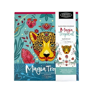 Artel Block Para Colorear Magia Tropical