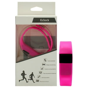 Pulsera De Silicona Deportiva Para La Salud Ek-H6 - Rosa De Eclock Para Unisex - 1 Pulsera