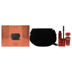 Pupa Milano - ¡Vamp! Kit De Lápiz Labial Sexy Para Pestañas Y Pañales De Para Mujer - Vamp! Máscara De Pestañas Sexy - Negro, Lápiz Labial - Rojo Intenso, Bolsa Postina