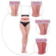thumbnail image 4 of Xiao Hua Pantimedias Ajustadas de Red de Pesca de Cintura Alta para Mujer, Pantimedias Transparentes de Red de Pesca de Cintura Alta, Morado Claro, Juego de 4 Piezas, 4 of 4
