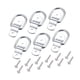 thumbnail image 2 of Anillos De Azotes De Acero De Alta Resistencia De 6 Piezas Auto Para El Chorro De Acero Para Van Kayaks RVS, 2 of 5