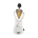 thumbnail image 2 of Funda Para Cabeza De Golf De Madera Traje De Cuello Largo Portátil Cubierta Para Cabeza De Golf Con Forma De Abrigo Color Blanco Ut, 2 of 5