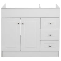 Domsa - Mueble Vanitorio Color Blanco 100 Cm (Sin Cubierta)