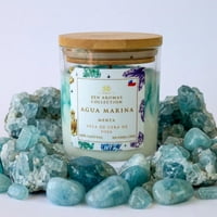 Vela Terapéutica Aguamarina Aromaterapia Energía Positiva Zen Aromas