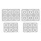 thumbnail image 4 of Paquete De 4 Moldes De Cuentas De Silicona, Molde De Resina Para Hacer Joyas, Colgante, Herramienta Artesanal DIY, 4 of 5