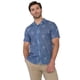 thumbnail image 1 of Camisa Hombre Liviana Print Celeste Corona, 1 of 5