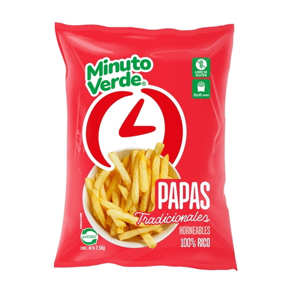 Papa pre frita 2,5KG minuto verde