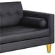 thumbnail image 3 of Sofa Retro 3 Cuerpos Pu 01 Negro, 3 of 5