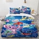 thumbnail image 1 of v2344 Bed Sheets Cute Stitch Quilt Cover Pillowcase for Kids, King Bedding Set, Home Bedroom Decoration Quilt Set, Boy Girl Gift /pcs 3-Piece Bedding Set (1 Duvet Cover + 2 Pillow Shams) Bed Sheets j, 1 of 5