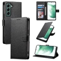 Funda Para Foxdock Samsung Galaxy S22 – Cuero Premium, 3 Ranuras Para Tarjetas, Protección Contra Impactos