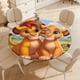 thumbnail image 4 of El Rey León Simba theme Fitted Round Tablecloths Elastic Edged Table Covers Waterproof Table Cloth For Kitchen Holiday Party Tables Decor 120cm, 4 of 6