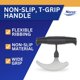 thumbnail image 2 of Cuchillo oscilante adaptativo North Coast Medical Big-Grip con mango en T, 2 of 5