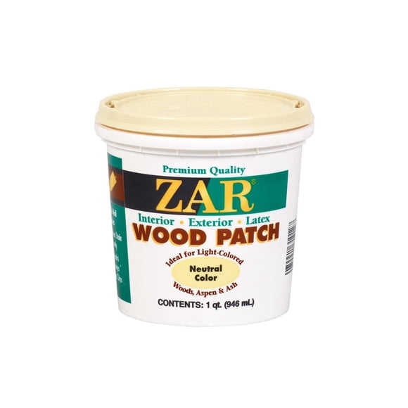 Parche para madera Zar, 946 ml, tintable neutro, no inflamable