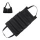 thumbnail image 1 of Bolsa Roll Up Tool - Bolsa Roll Up de llave multipropósito de lienzo, organizador con 5 bolsillos de herramienta con cremallera, portador colgante (negro), 1 of 3