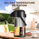 thumbnail image 4 of Dispensador de bebidas calientes de acero inoxidable Gezoss Coffee Carafe, 1,9 L, 4 of 8