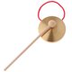 thumbnail image 1 of Platillo De Instrumento Tradicional De Gong De Mano De Metal Con Martillo De Juego Redondo De 10 Cm, 1 of 5