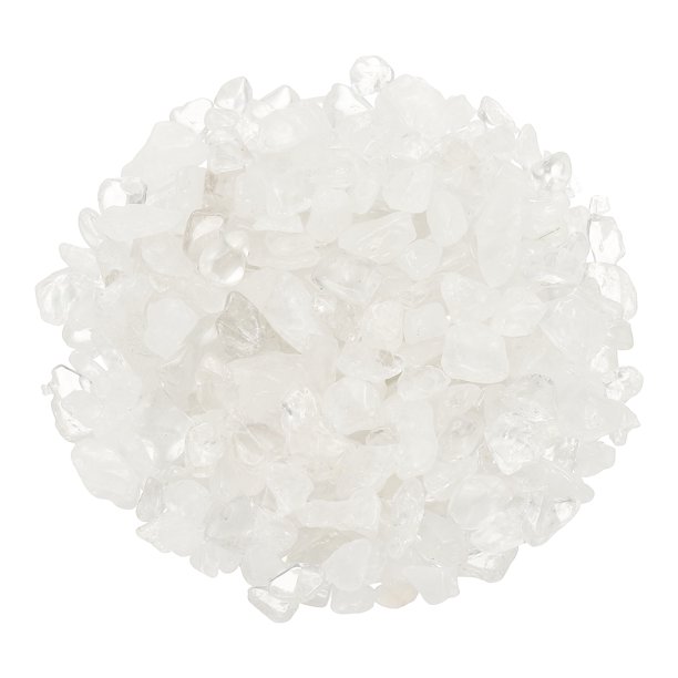 Uxcell Chips de Cristal Piedra 0.44 Lb Fluorita Grava de Acuario Rocas Cuarzo Blanco 7-18 mm Destinado para Pecera