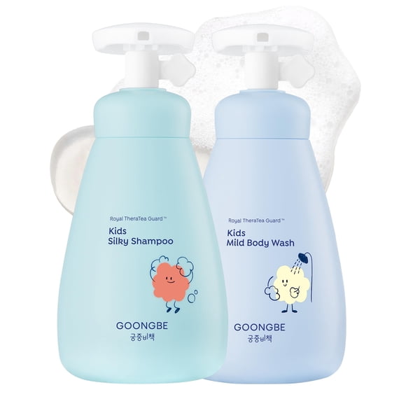 Set de baño GOONGBE Champú y Gel de Baño 300 ml cada uno