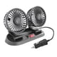 thumbnail image 3 of Ventilador de cabeza dual para automóvil, ventilador de enfriamiento automático eléctrico de enfriamiento de verano apto para SUV Truck Boat , USB, 3 of 5